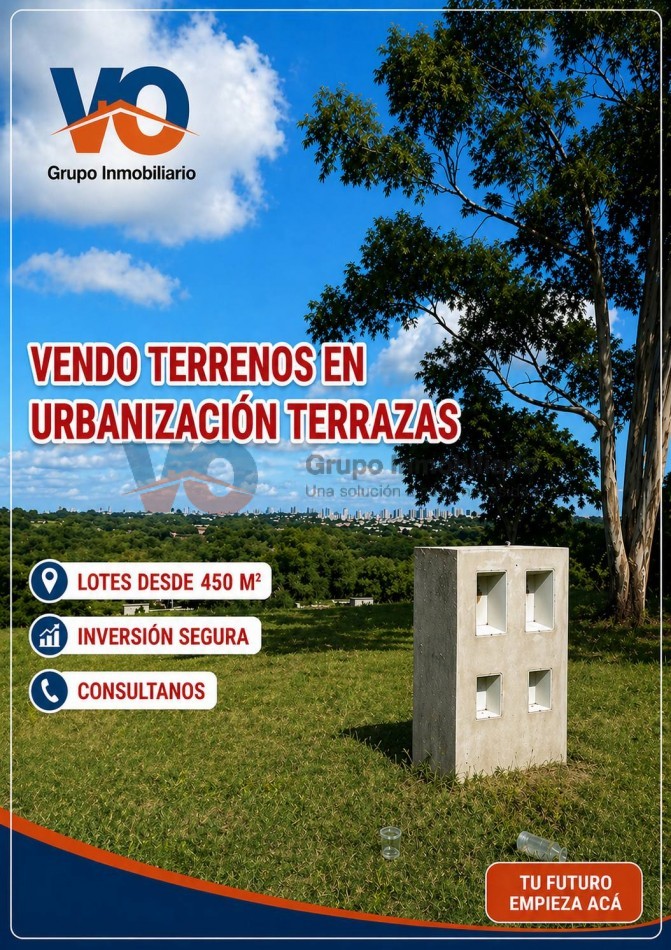 VENDO TERRENOS EN URBANIZACION TERRAZAS 