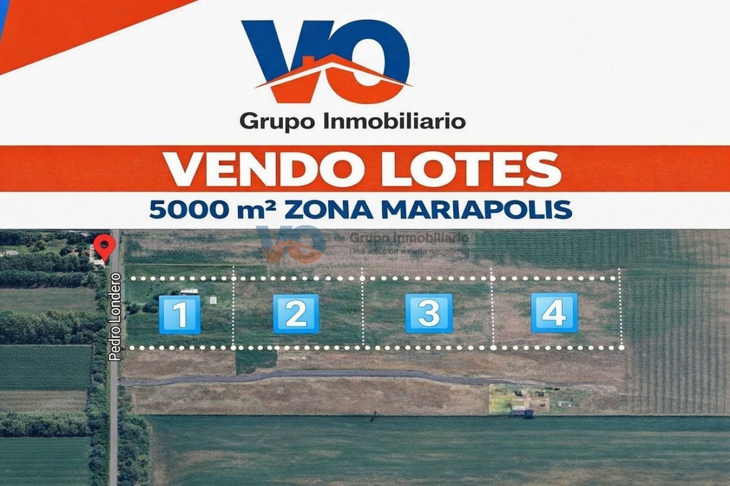 VENDO TERRENO DE 5000 MTS2 EN ZONA MARIAPOLIS