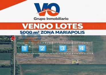 VENDO TERRENO DE 5000 MTS2 EN ZONA MARIAPOLIS